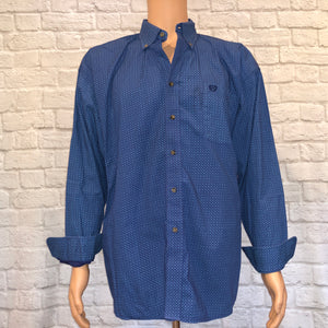 Panhandle Slim Blue Button Up (XL)