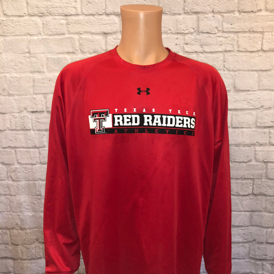 Under Armour Texas Tech Long Sleeve Athletic Shirt (L)