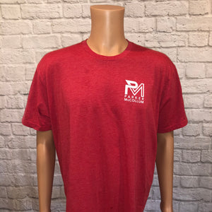 Red Parker McCollum Logo Tee (L)