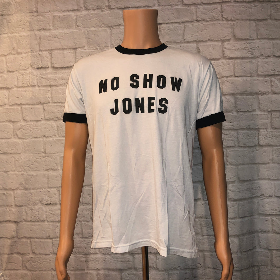 No Show Jones Vintage Style Ringer Tee (L)